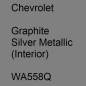 Preview: Chevrolet, Graphite Silver Metallic (Interior), WA558Q.